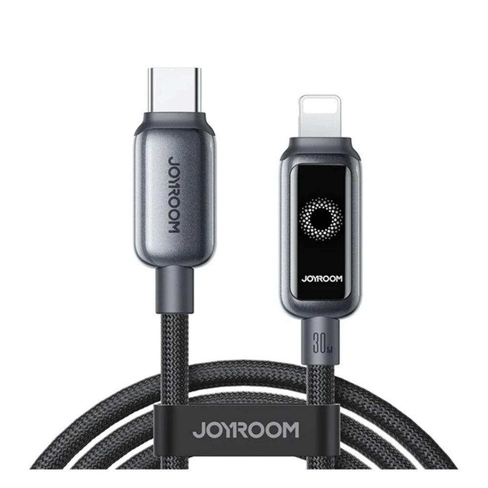 JOYROOM USB 2.0 Type C Lightning Töltő/adat Black 1.2m S-A55 C-L 30W 1.2M BLACK