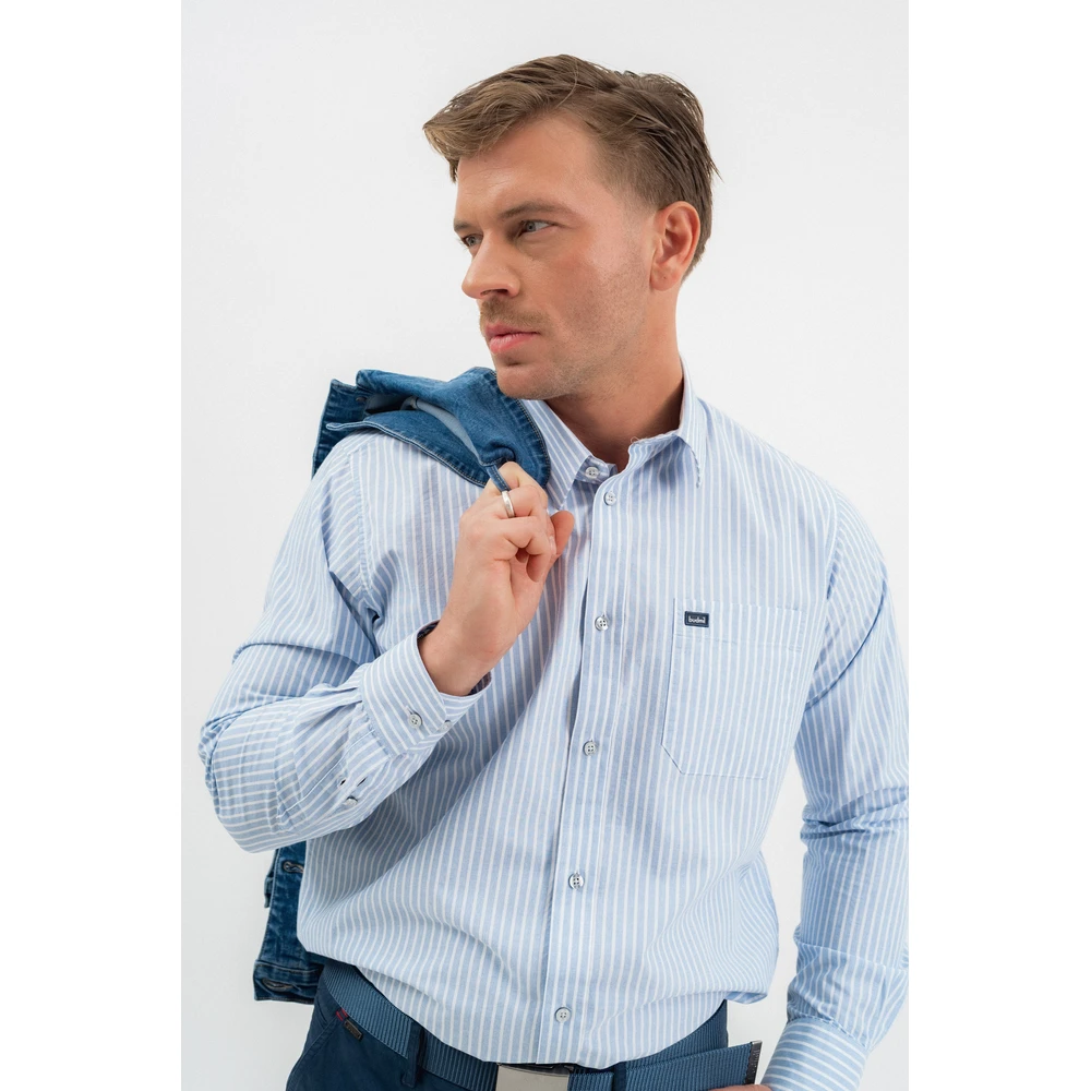 BUDMIL Regular fit long sleeve man ing v.kék XXL