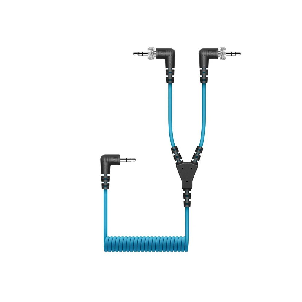 SENNHEISER Coiled audio cable 2x3.5mm jack Y-elosztó EW-DP 700061