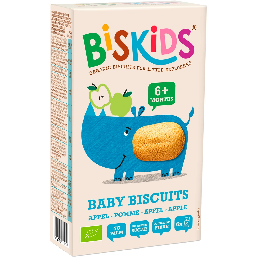 BISK Baby Biscuits almás biokeksz 120g 100846