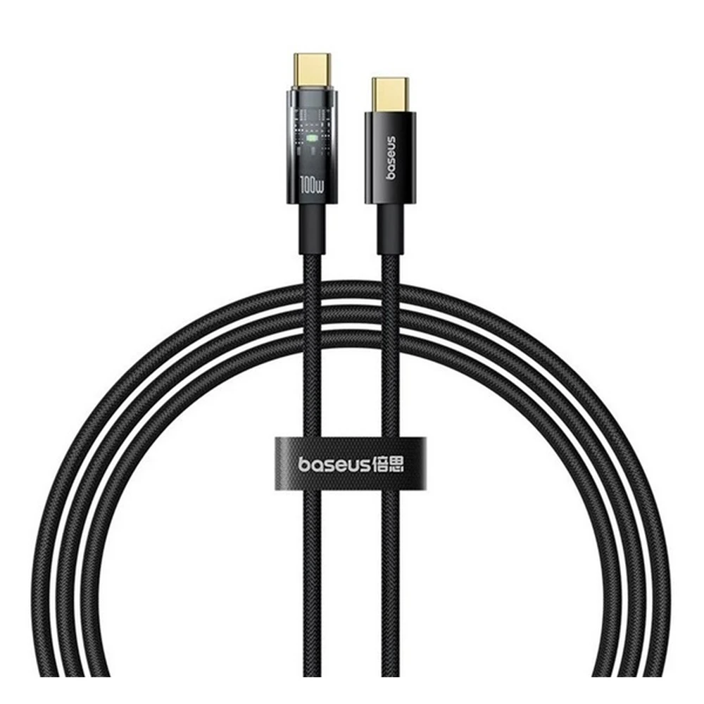 BASEUS USB 2.0 Type C Összekötő Fekete 2m P10319704111-00