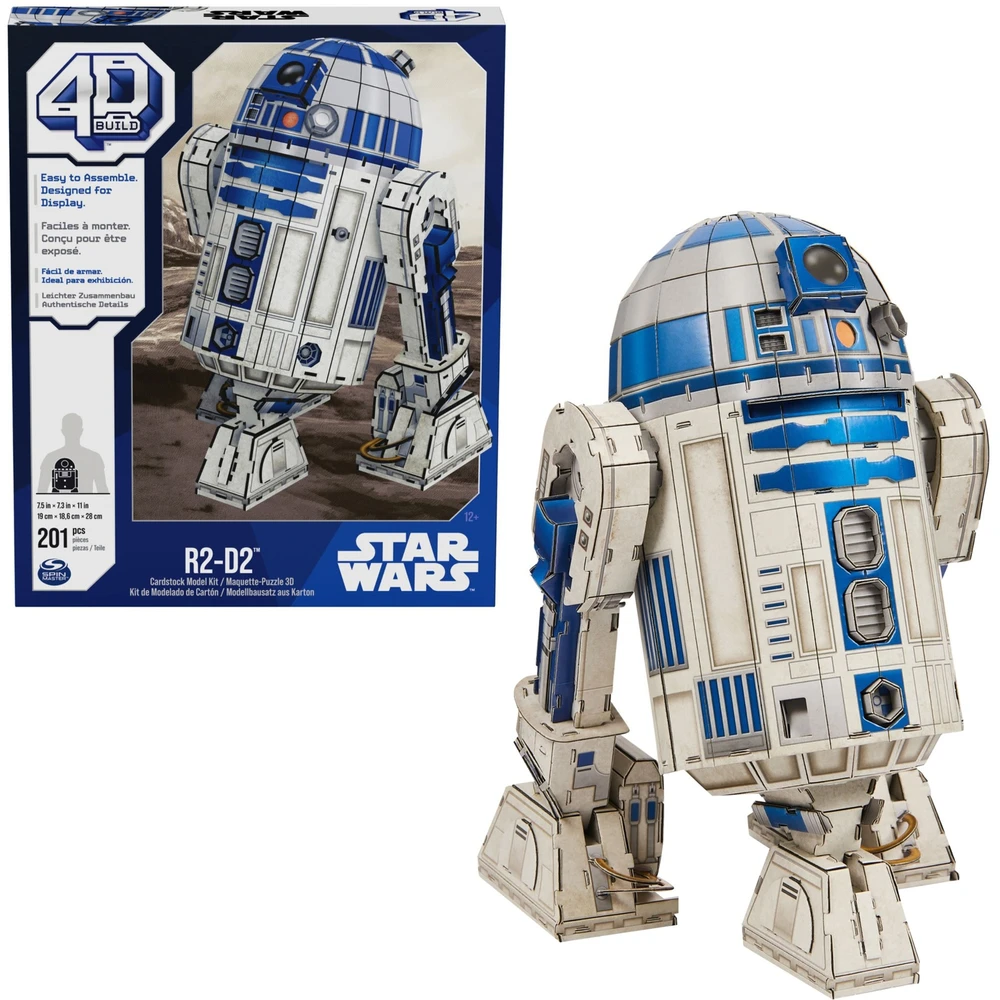SPIN MASTER 4D Build Star Wars R2-D2 modell 201 darabos 6069817
