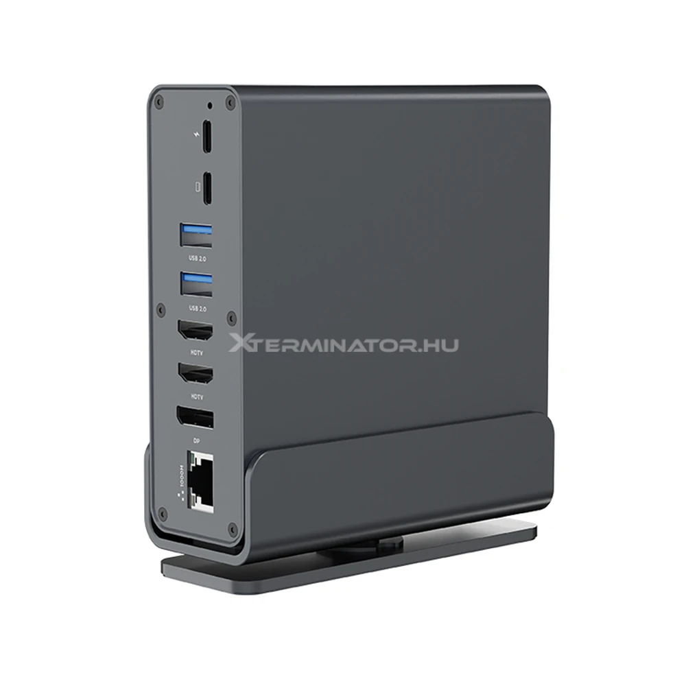 GEMBIRD A-CF-COMBO15-01 USB Type-C 15-in-1 multi-port adapter grey