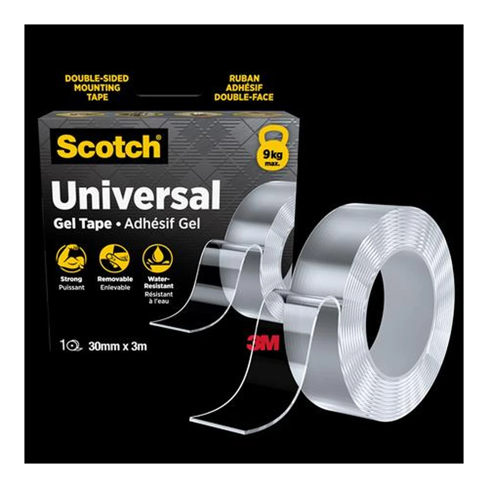 3M SCOTCH Ragasztószalag kétoldalas erős 30 mm x 3 m átlátszó