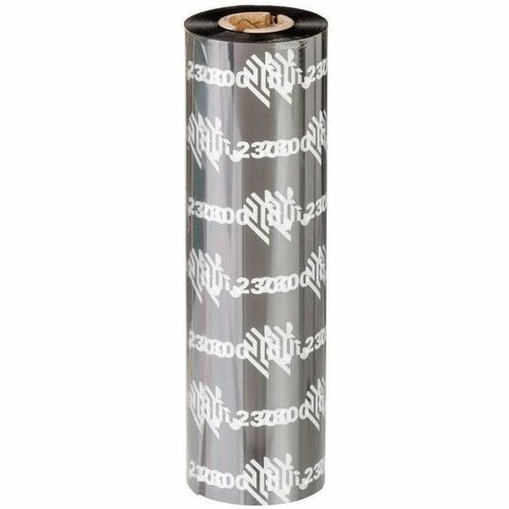 ZEBRA 02300ZD25707 WAX RIBBON 57MMX74M 2300 STD 12MM (0.5IN) CORE 12/BOX