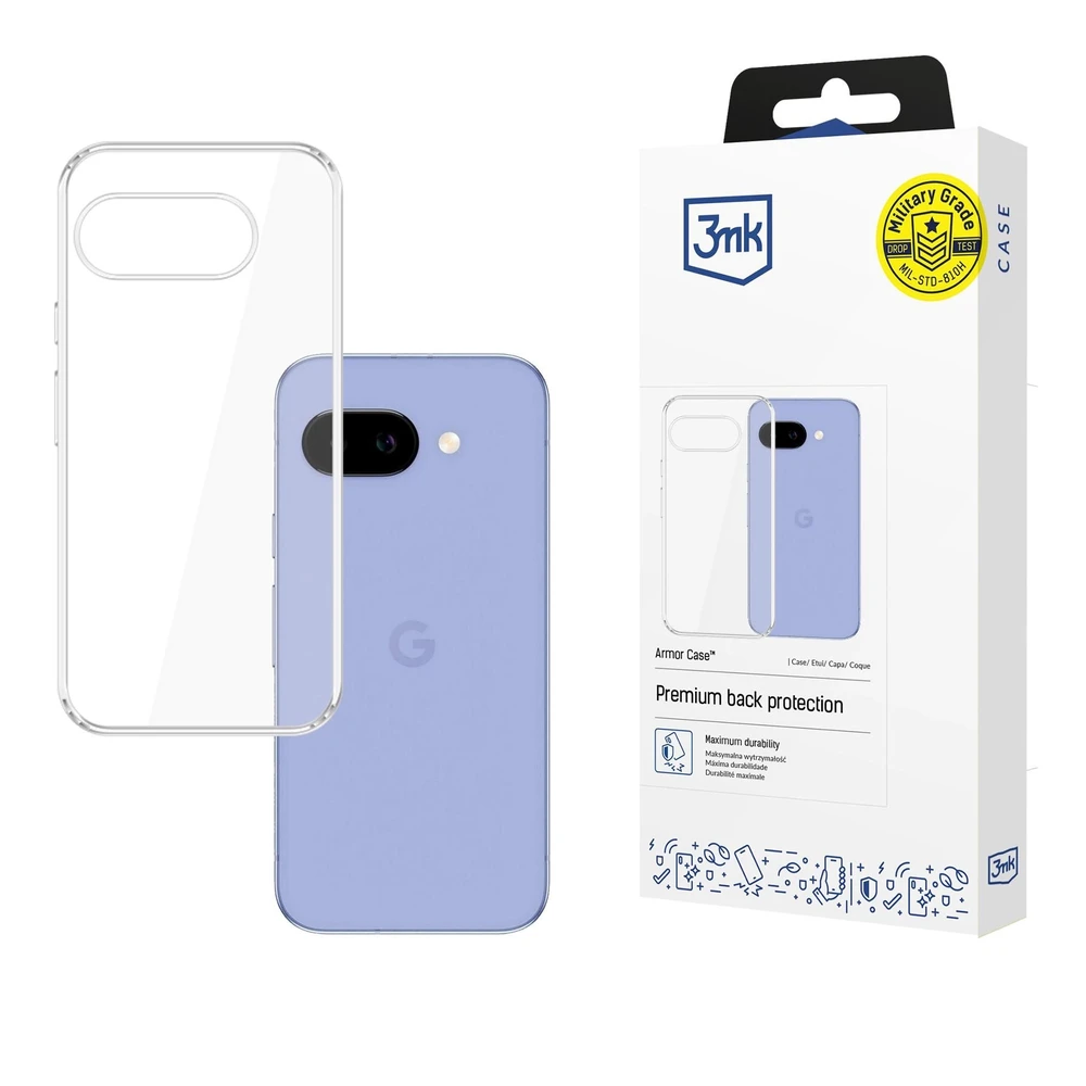 3MK Armor Case hátlaptok Google Pixel 10A átlátszó