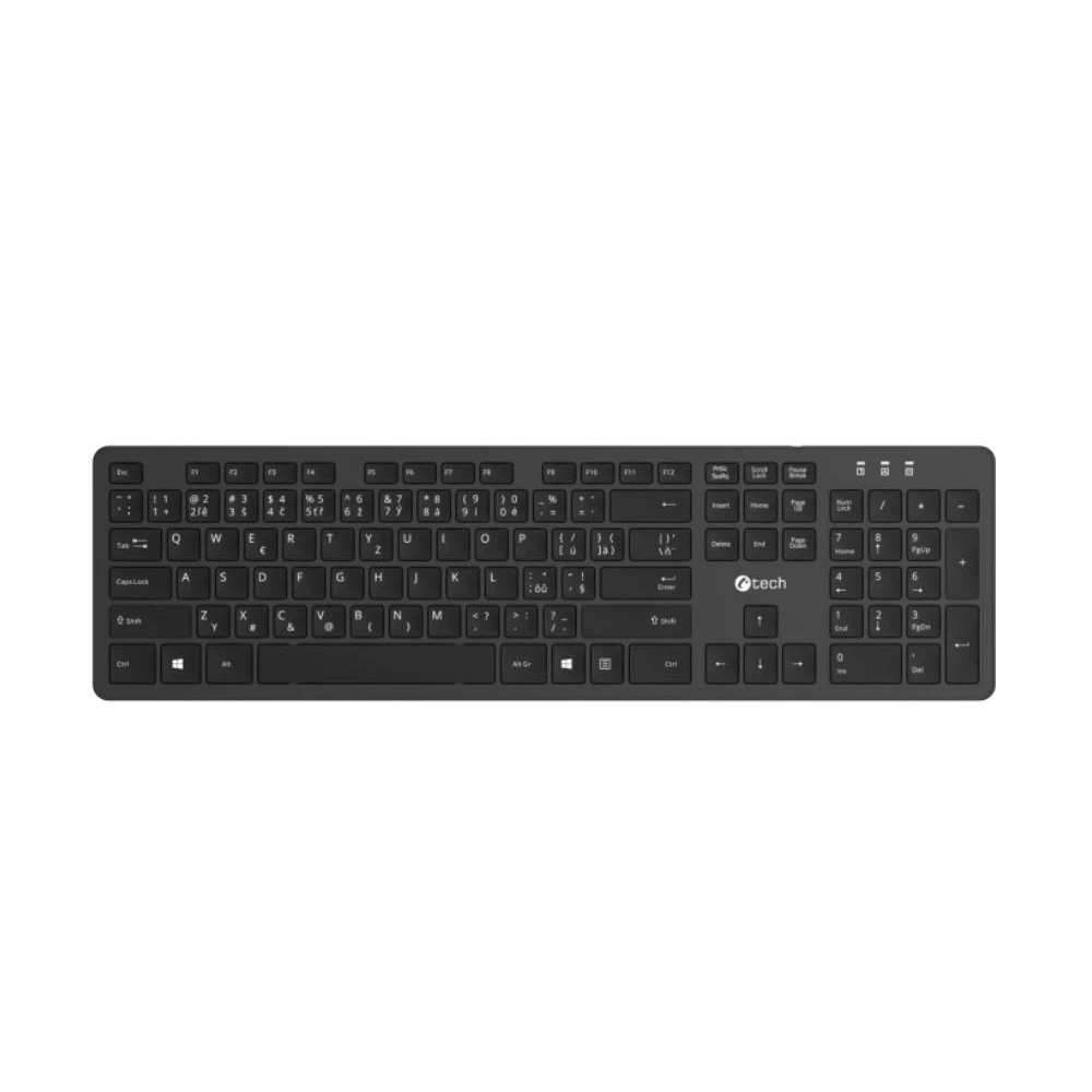 C-TECH KB-115 Wireless Slim Czech black