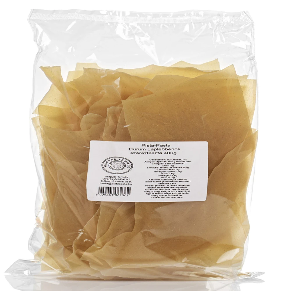 PISTA PASTA durum laplebbencs 400g 101021