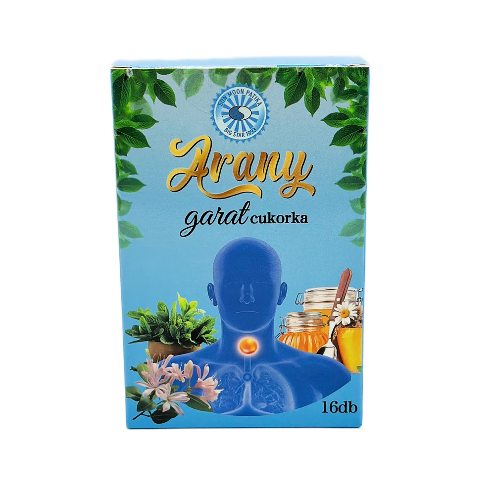 SUN MOON arany garat torokcukorka 16 db 100981
