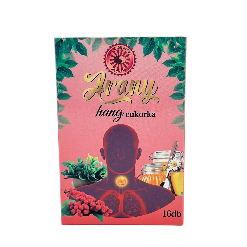 SUN MOON arany hang torokcukorka 16 db 100982