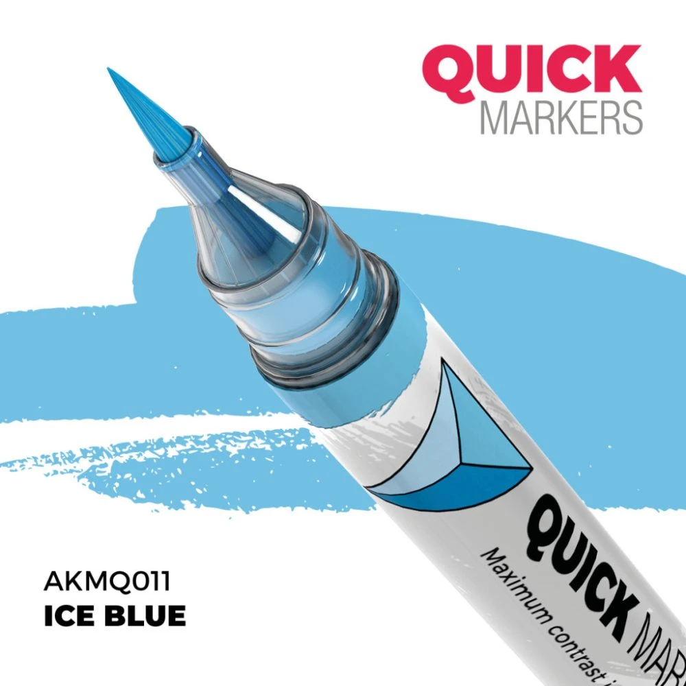 AK INTERACTIVE Ice Blue ice blue Quick Marker AKMQ011