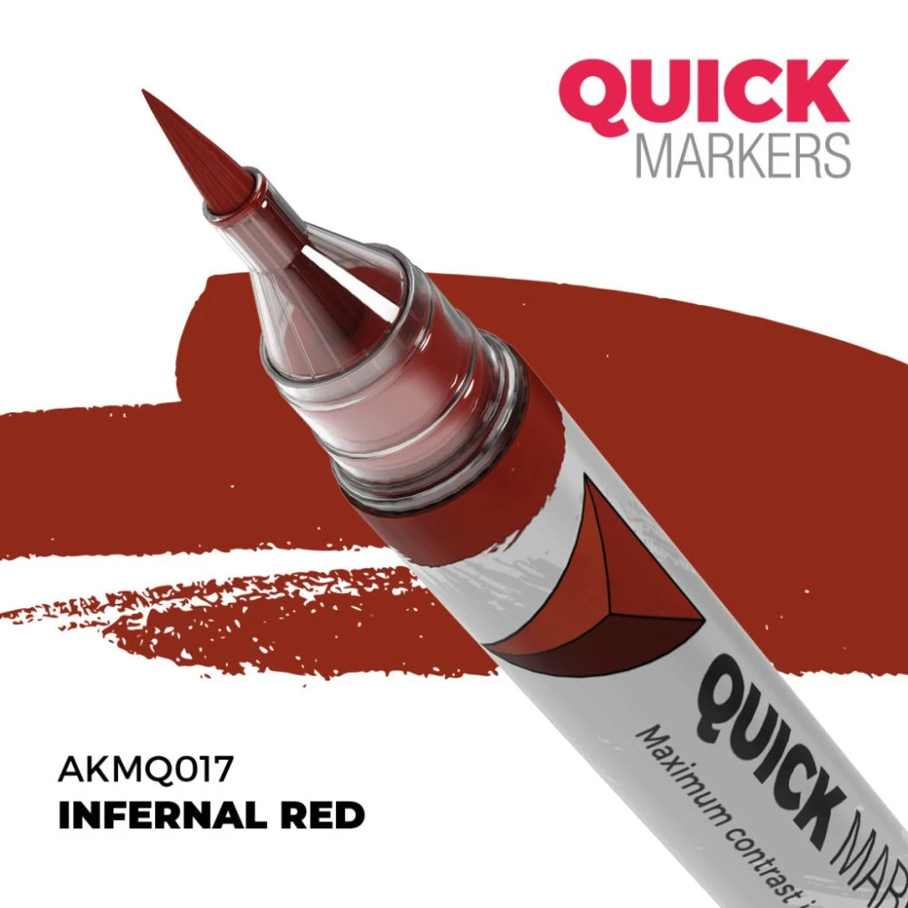 AK INTERACTIVE Infernal Red fast marker AKMQ017