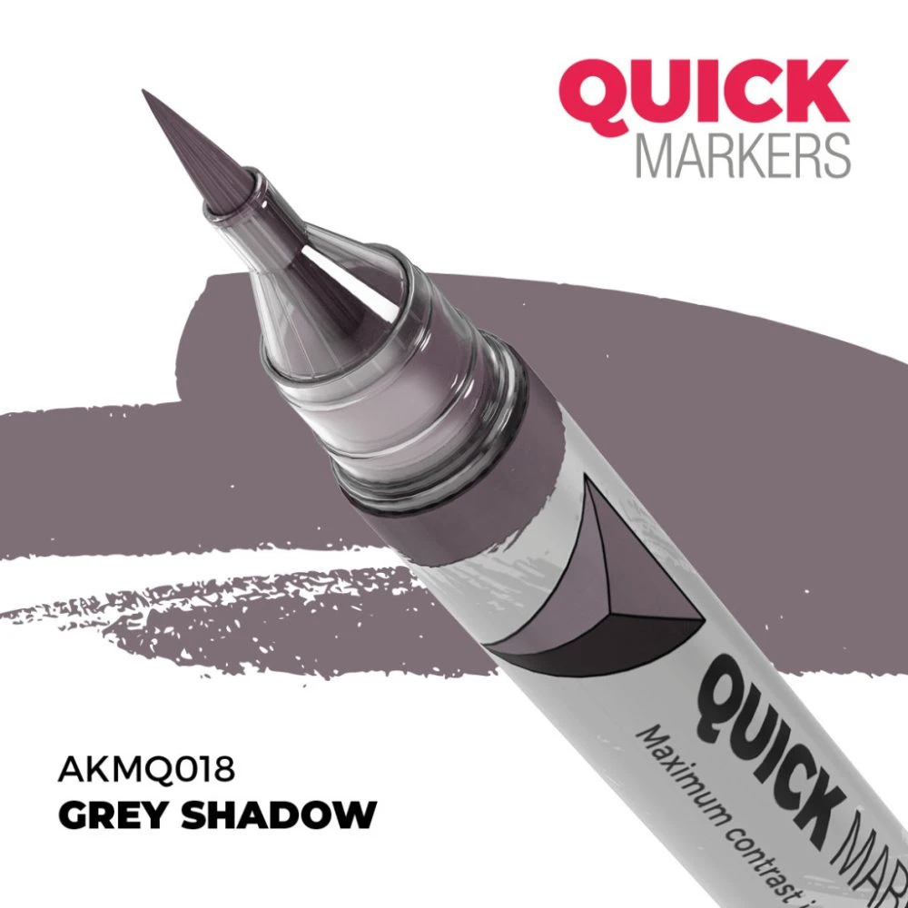AK INTERACTIVE Grey Shadow grey fast marker AKMQ018