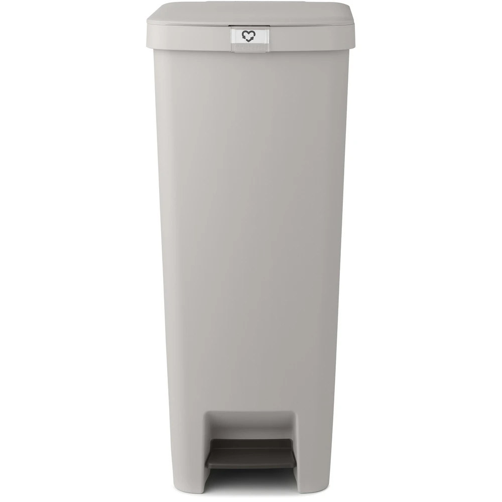 BRABANTIA StepUp pedal waste collection hulladéktípus jelölő ablakkal 40L középszürke BR808005