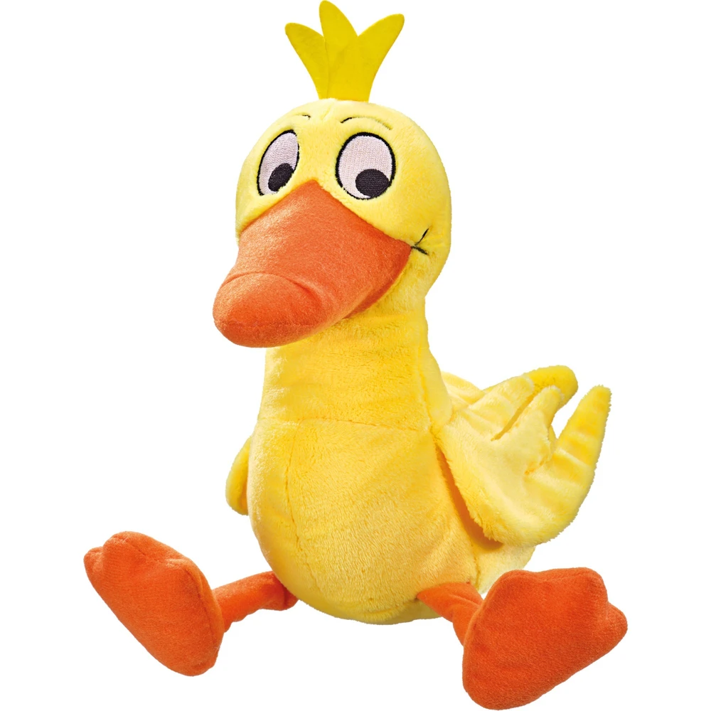 SCHMIDTSPIELE Schmidt Spiele Die Maus yellow plush duck game 25 cm 42190