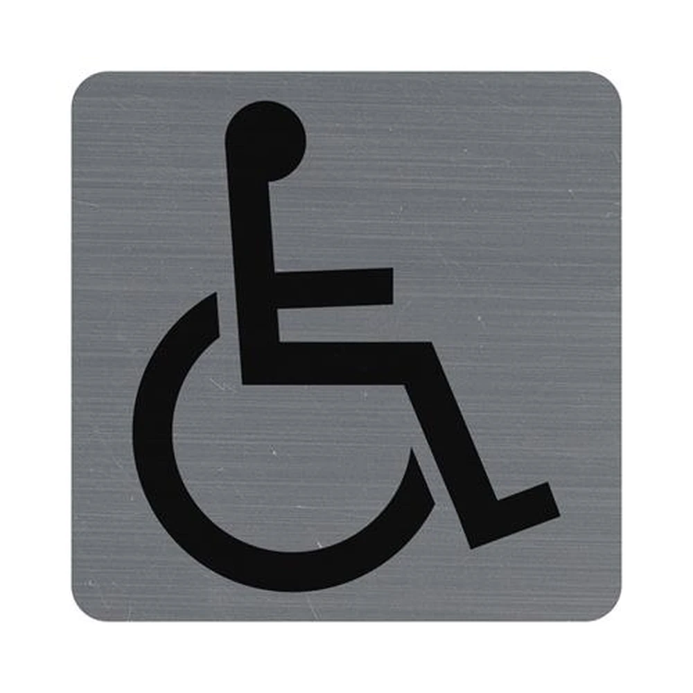 EXACOMPTA Információs table self-adhesive 75x75 cm alumíniumhatású mozgáskorlátozottak EX67191E
