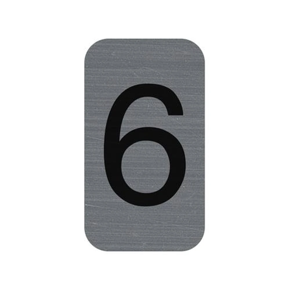 EXACOMPTA Információs table self-adhesive 25x44 cm alumíniumhatású 6-os EX67186E