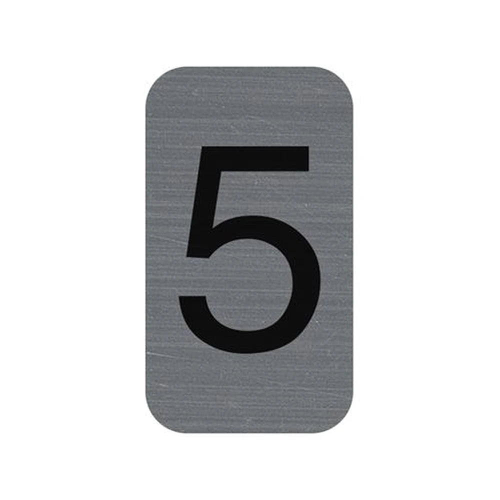 EXACOMPTA Információs table self-adhesive 25x44 cm alumíniumhatású grey 5pcs EX67185E