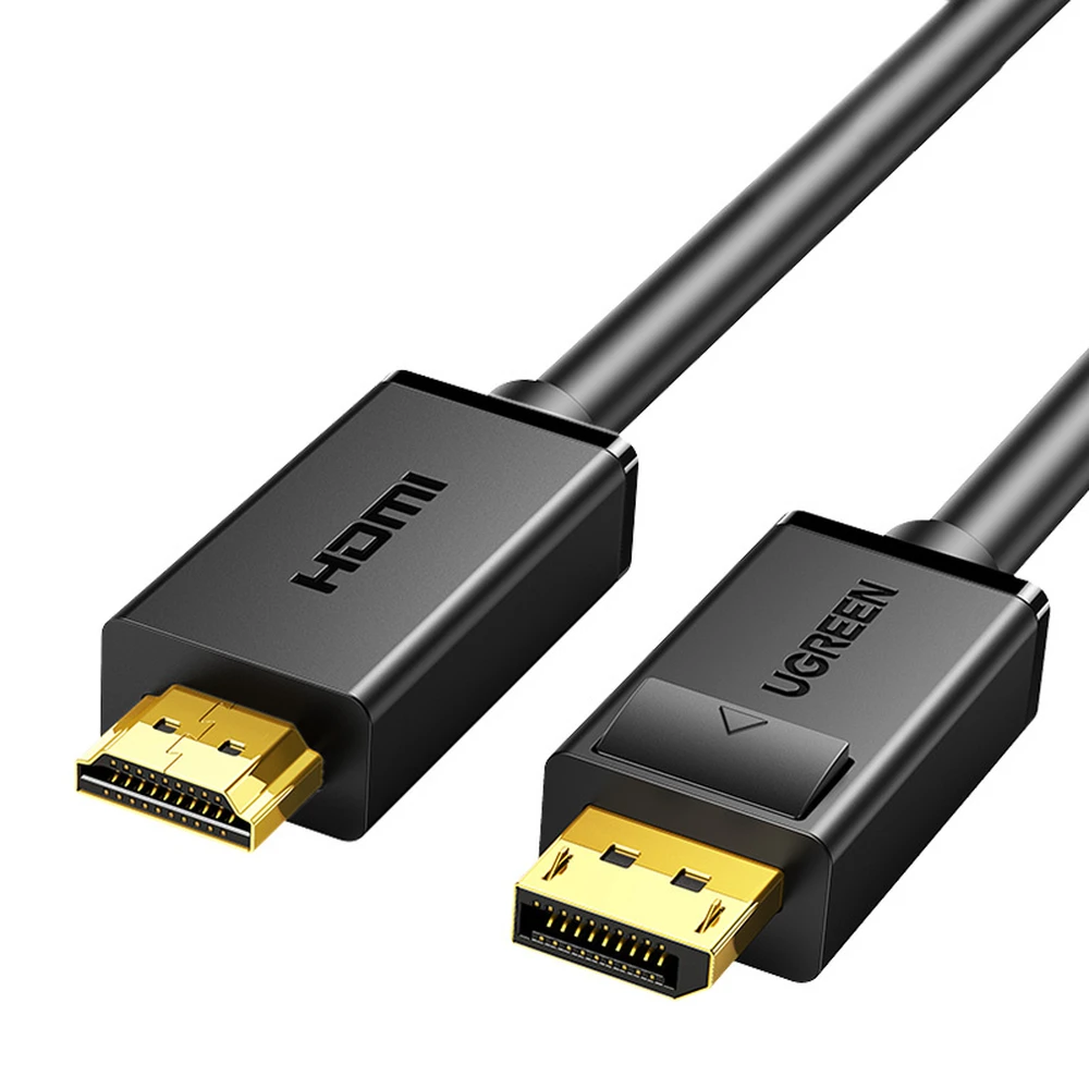 UGREEN DisplayPort HDMI Converter Black 1m 10238