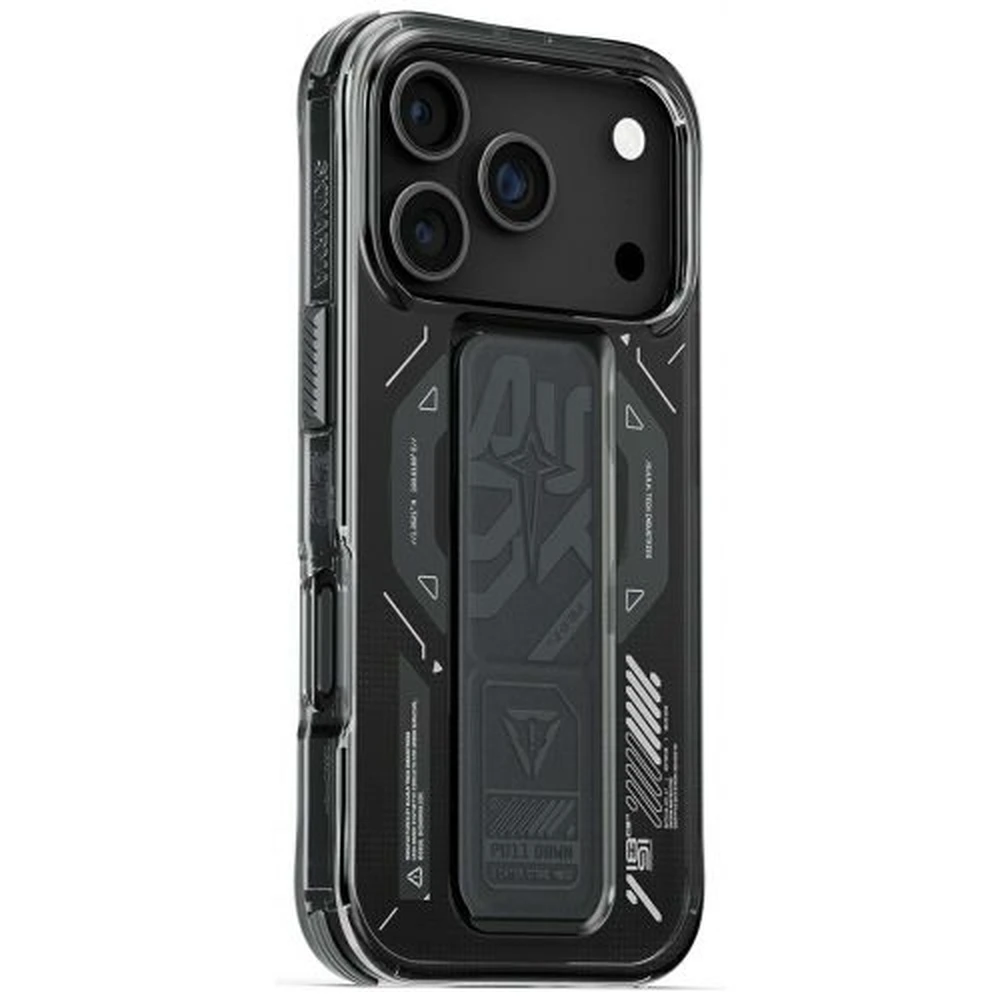 SKINARMA Helio iPhone 17 Pro Max / iPhone 18 Pro Max mágneses tok kitámasztóval fekete SP113248