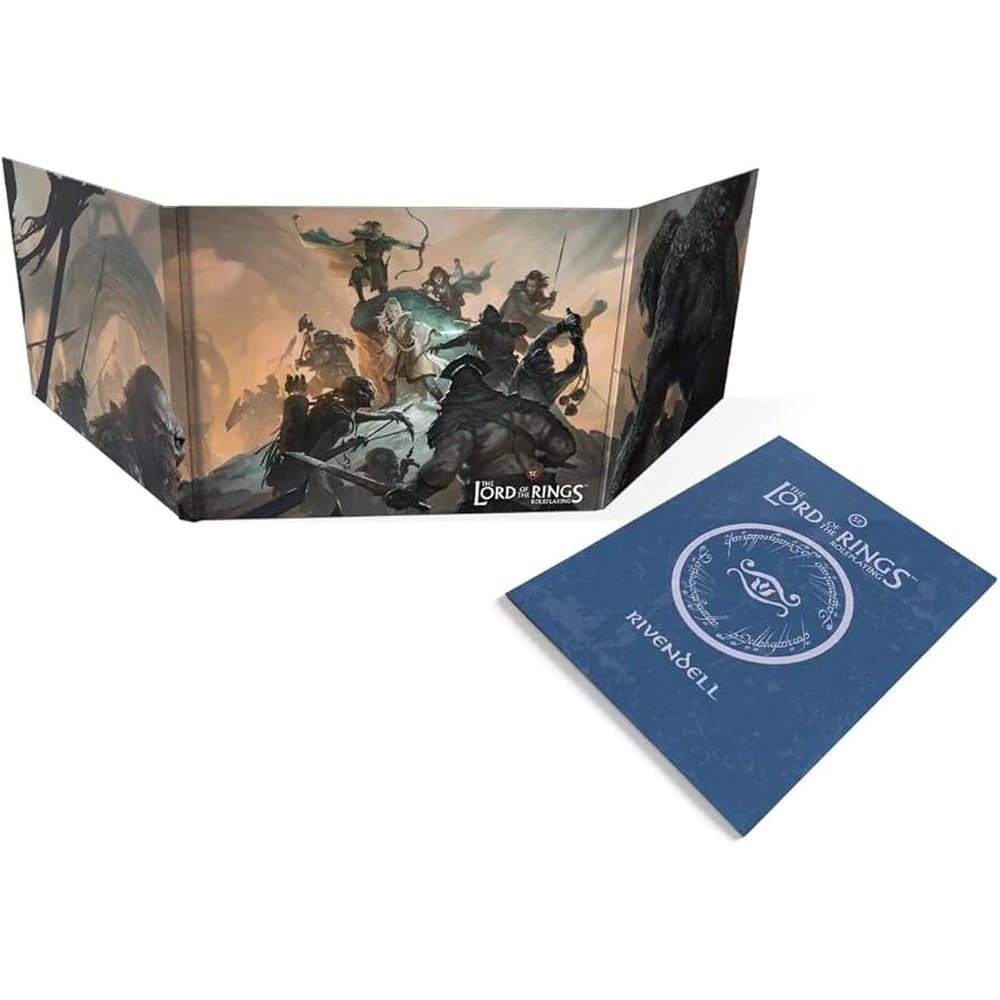 FREE LEAGUE The Lord Of The Rings Roleplaying - Loremaster s Screen and Rivendell Compendium 5E mesélői paraván DNDACCESSORY163
