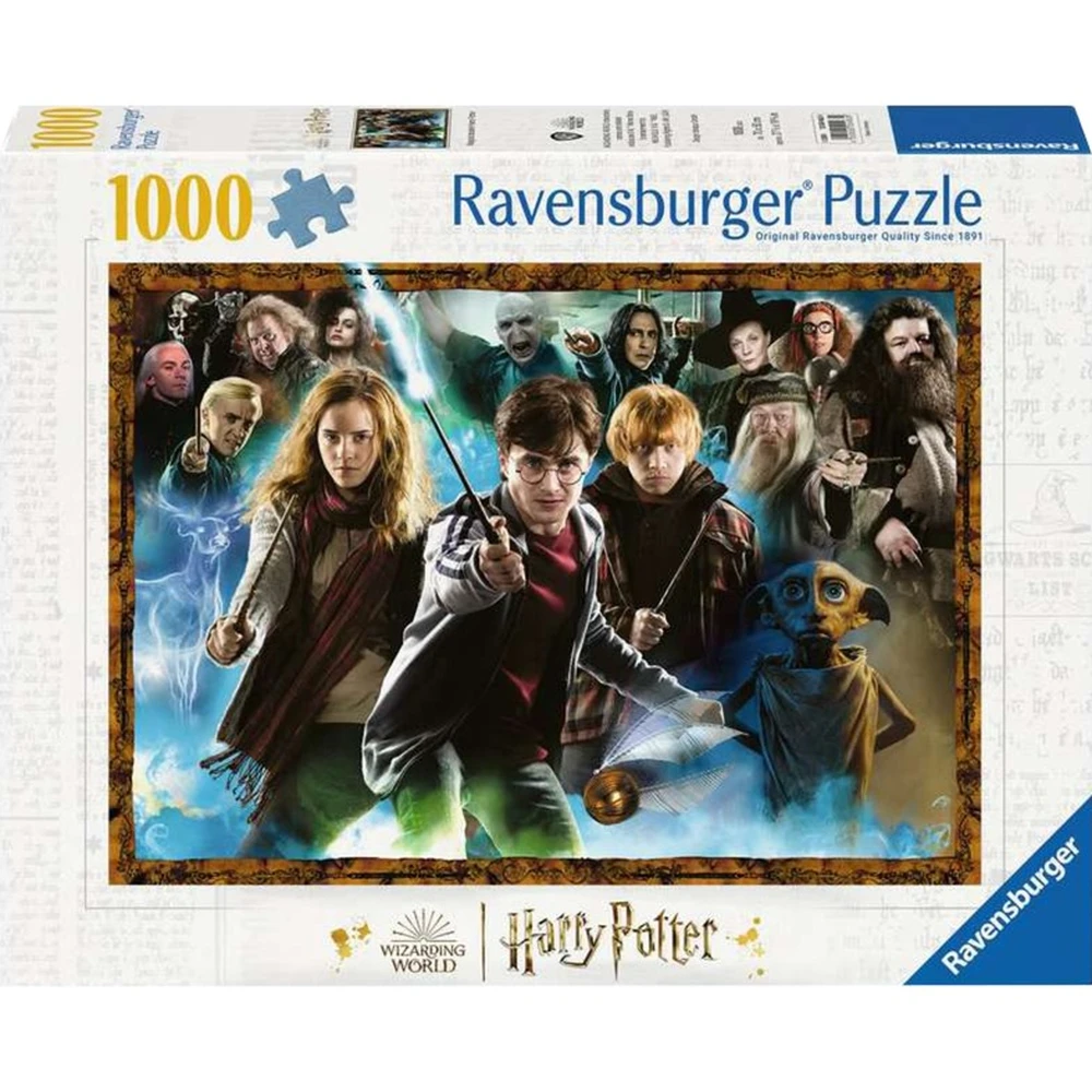 RAVENSBURGER Puzzle játék 1000 darabos Harry Potter - Az inasvarázsló 12000463