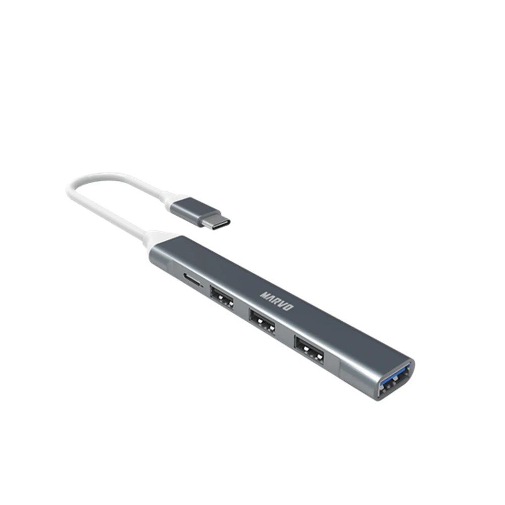 MARVO USB hub Type-C 1x USB3.0 3x USB2.0 UH008