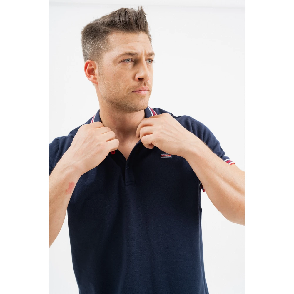 BUDMIL Galléros piké polo Man XXXXL s.kék