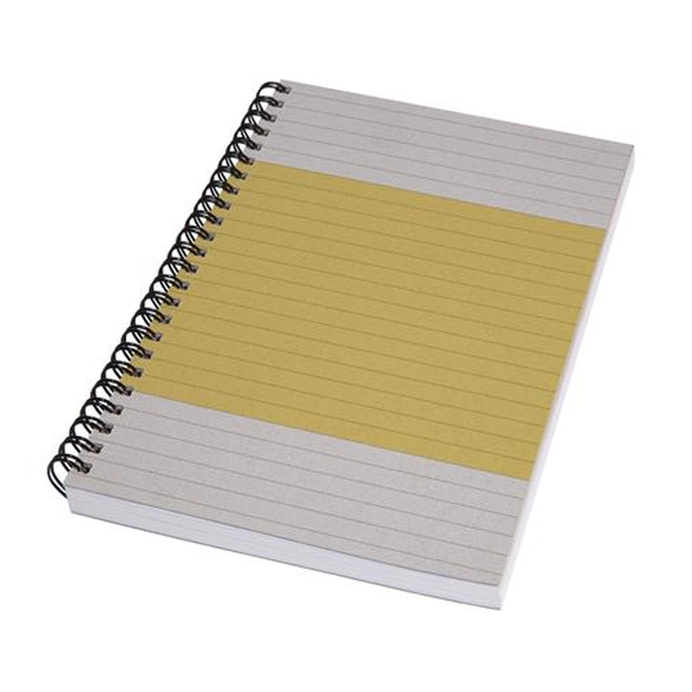 SIGEL Quicknote Spirálfüzet A5 linear 80 lap soft cover yellow-gray SISN500