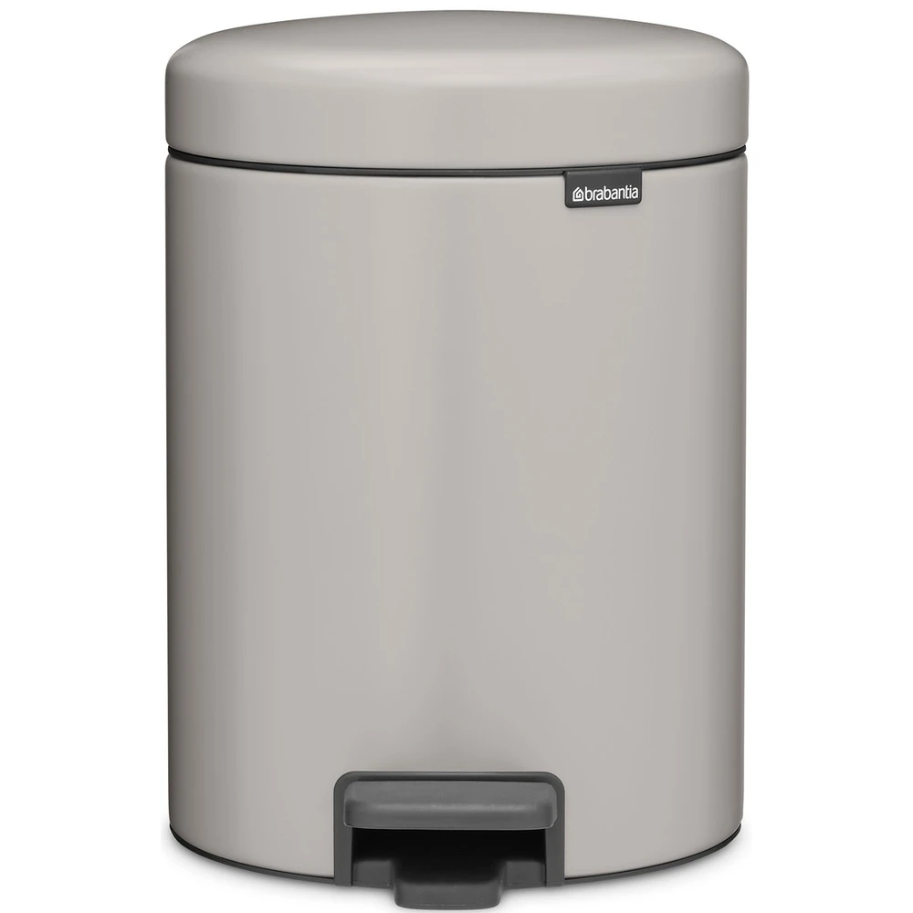 BRABANTIA NewIcon pedal waste collection Soft-Close 5L hamvasszürke BR252204