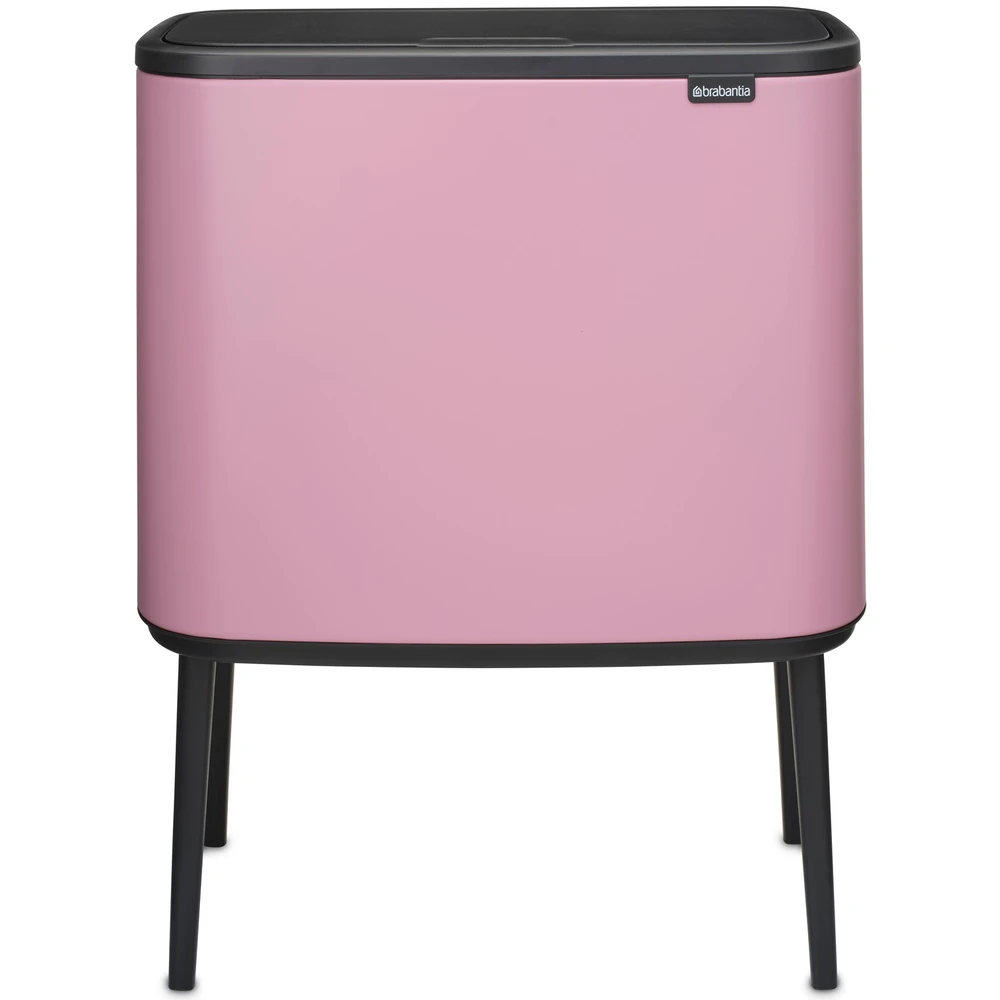BRABANTIA Bo Touch Bin Hi szelektív waste collection lábakon standing 11+23L steel rózsaszín-lila 255328 BR255328
