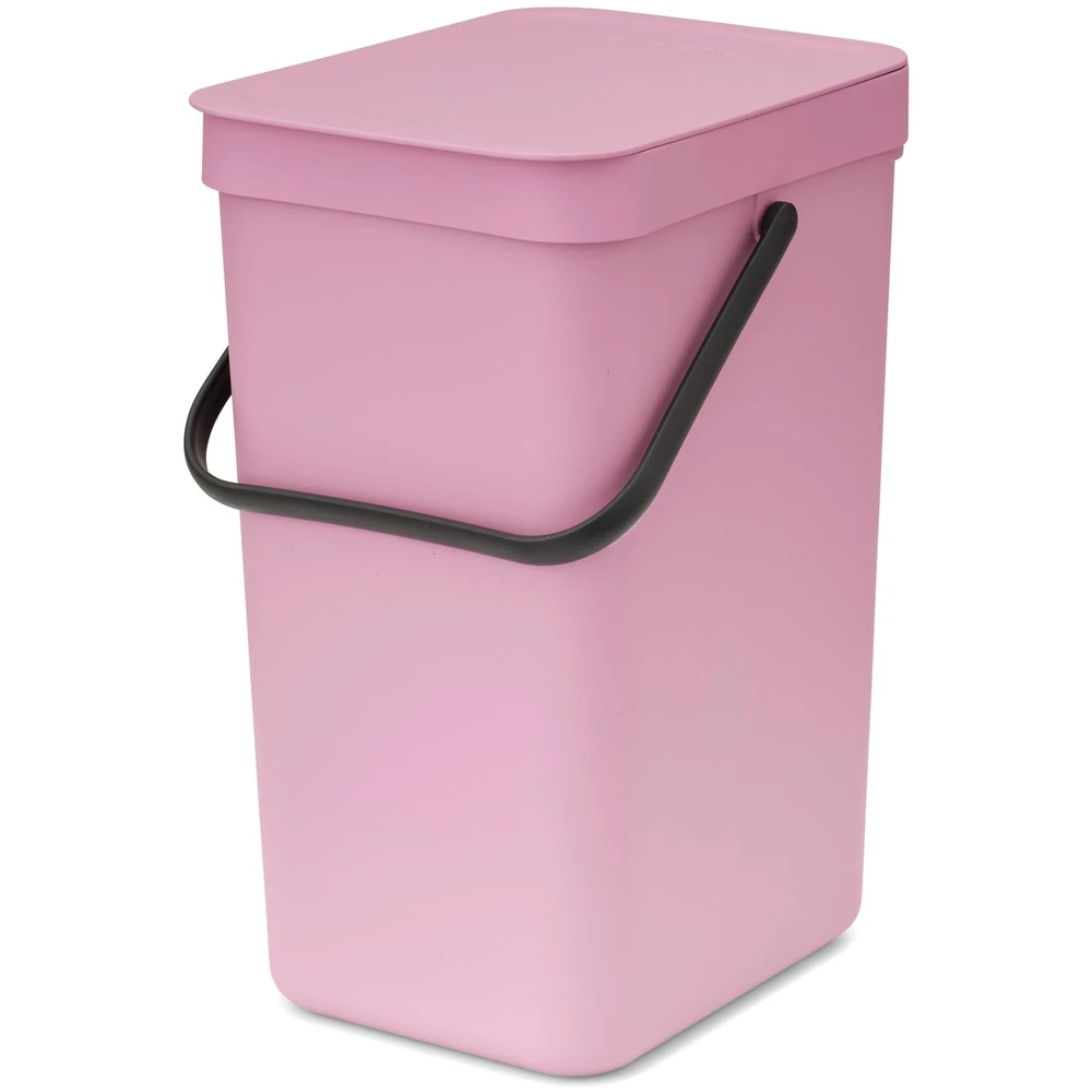 BRABANTIA Sort & Go kitchen trash can felnyitható cover handle 12L rózsaszín-lila 255465 BR255465