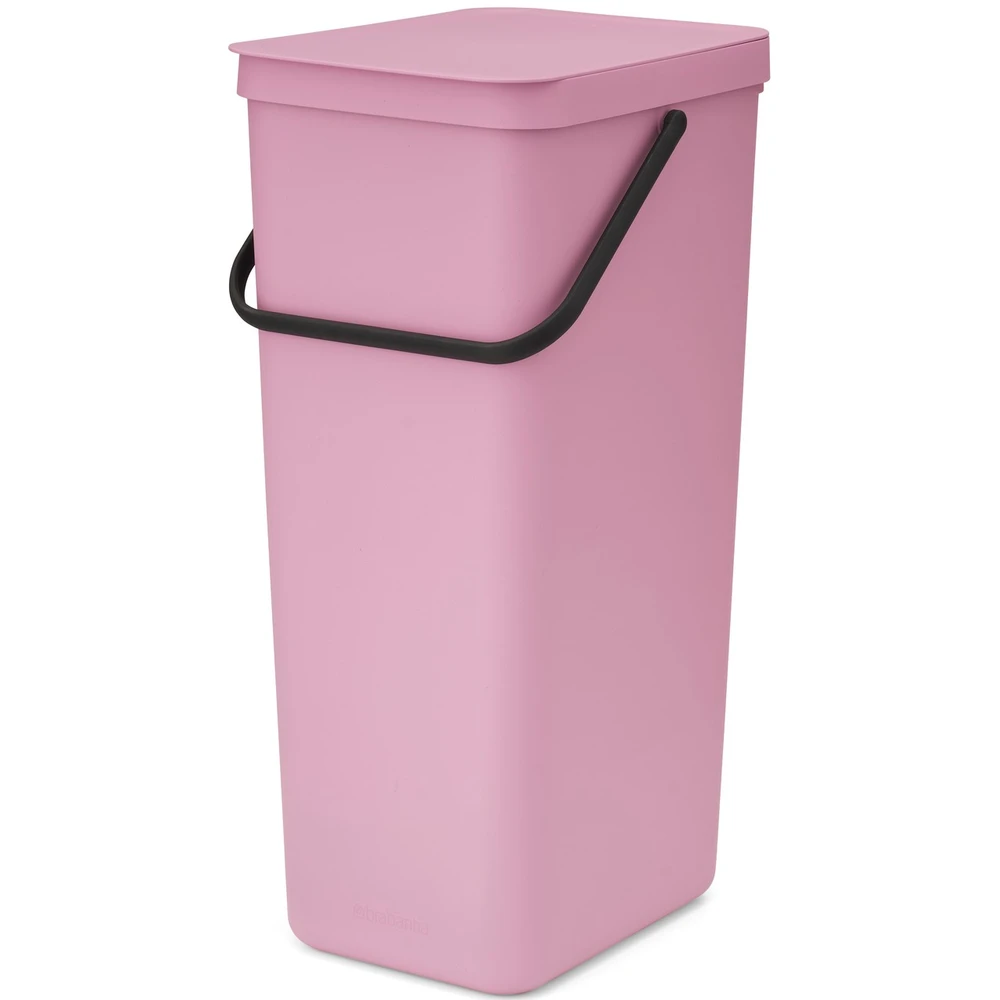 BRABANTIA Sort & Go kitchen trash can felnyitható cover handle 40L rózsaszín-lila 255526 BR255526