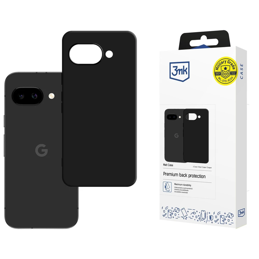 3MK Matt Case hátlaptok Google Pixel 10A fekete