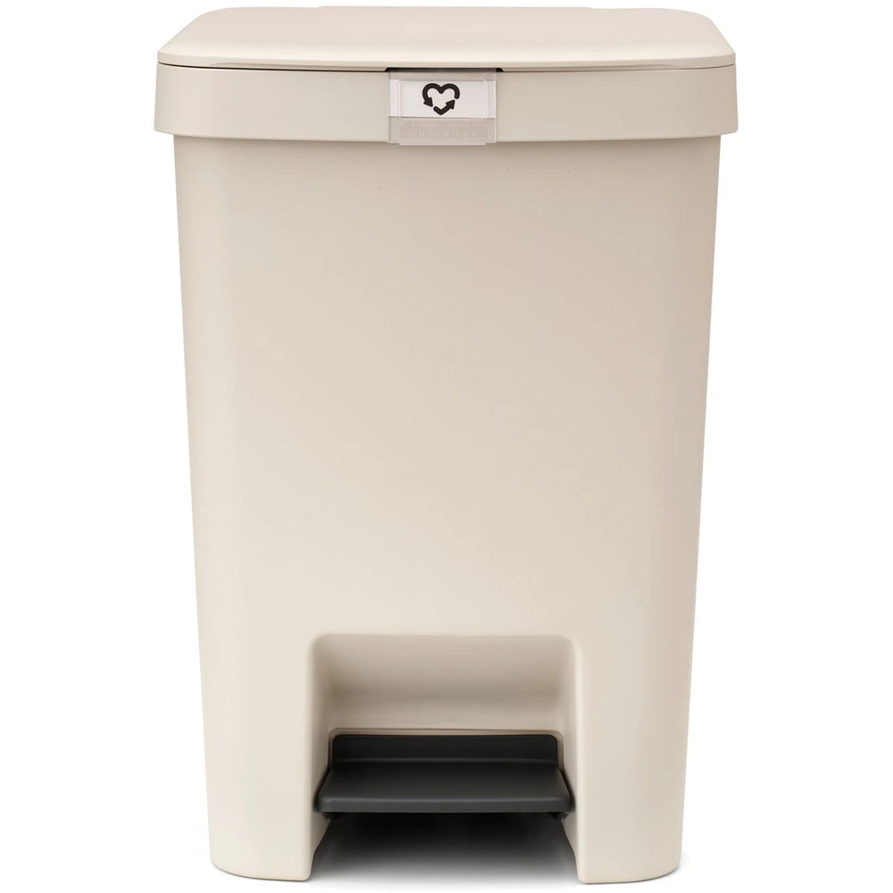BRABANTIA StepUp pedal waste collection 25L bright beige 251863 BR251863