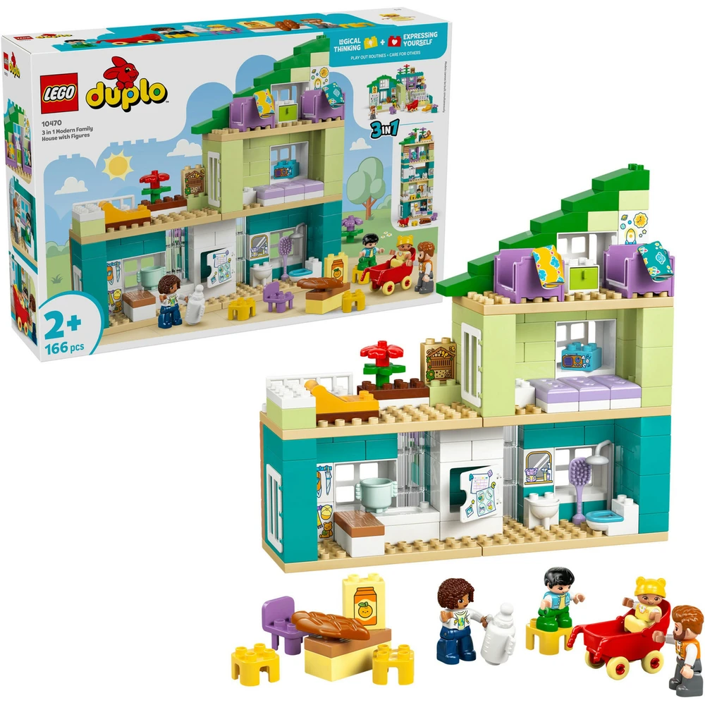 LEGO DUPLO Modern családi ház figurákkal 10470