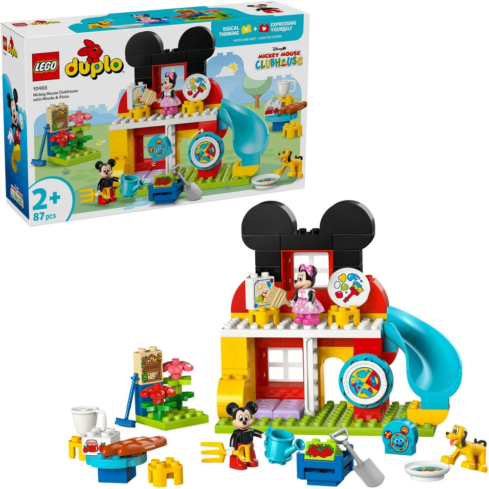 LEGO DUPLO Mickey Mouse Klubháza Minnie-vel és Plutóval 10465