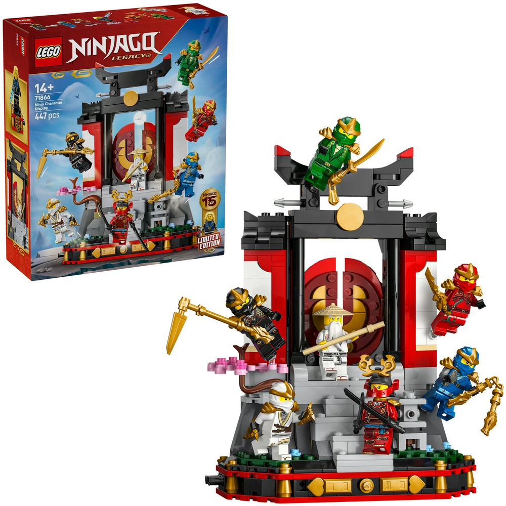 LEGO Ninjago 15. anniversary ninja karakterek kiállításhoz 71866