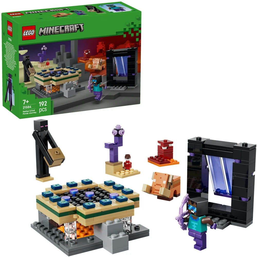 LEGO Minecraft Utazás a Nether és End portálon át 21584