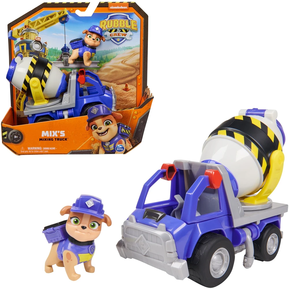 SPIN MASTER Paw patrol Rubble and csapata Mix and concrete-mixer teherautója 6066540