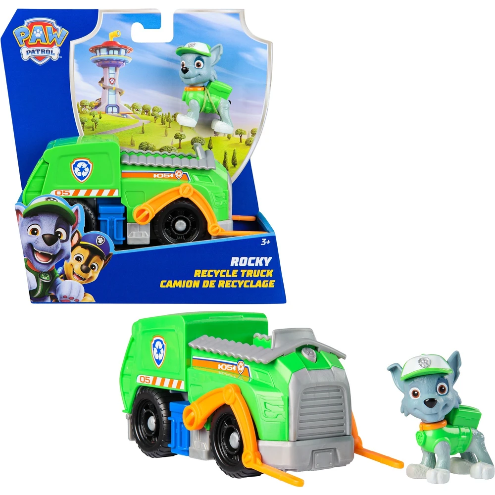 SPIN MASTER Paw patrol Rocky újrahasznosító teherautója figures 6071213