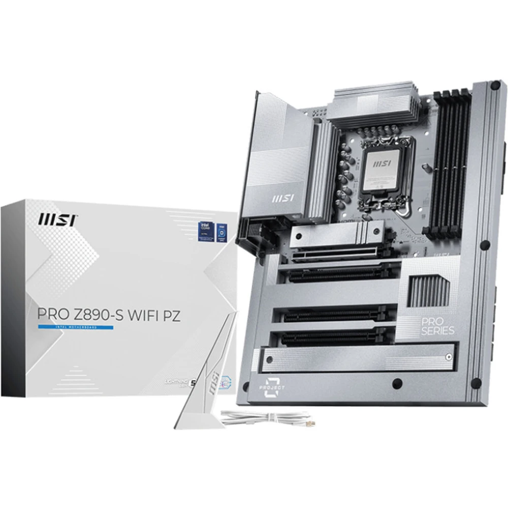 MSI PRO Z890-S WIFI PZ Fehér/Ezüst 7E58-001R