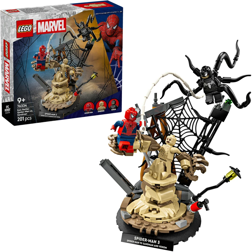 LEGO Marvel Spiderman vs. Homokember large clash 76334
