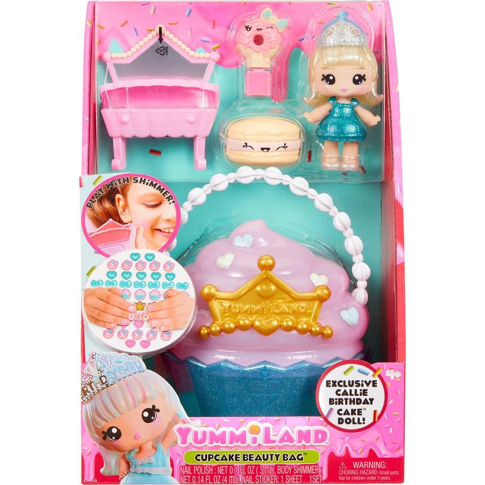 MGA ENTERTAINMENT Yummiland szépségtáska játékkészlet ajakfényes baby 546733-EUC