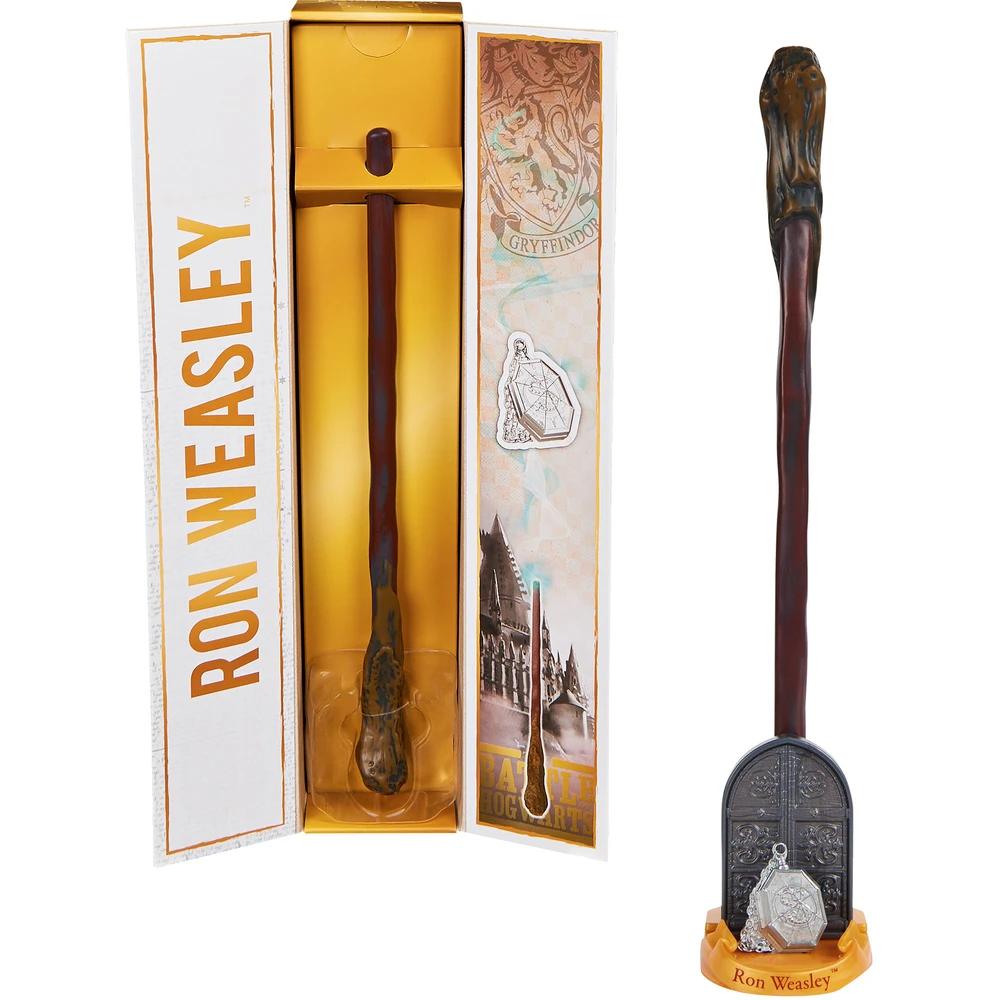 SPIN MASTER Wizarding World Harry Potter Ron Weasley varázspálca Hogwarts tartóval 6071563
