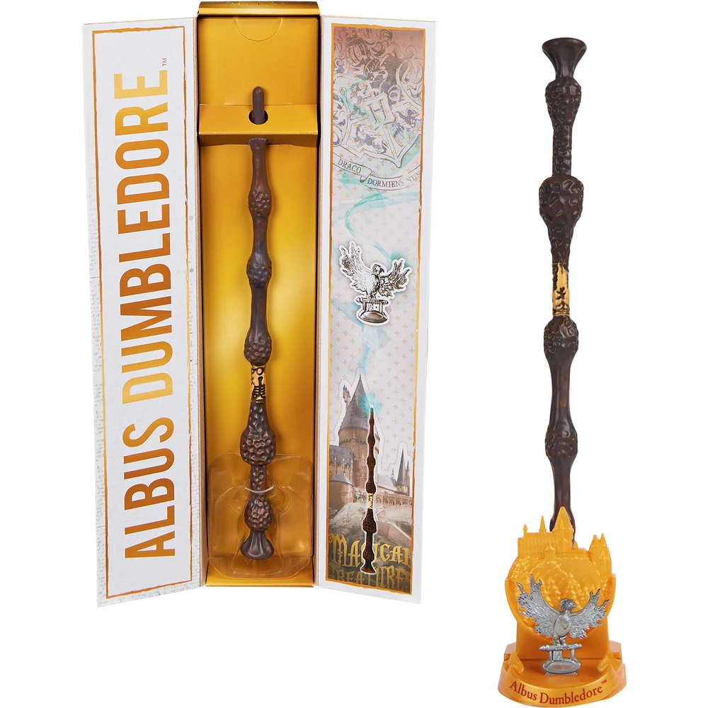 SPIN MASTER Wizarding World Harry Potter Albus Dumbledore varázspálca Hogwarts tartóval 6071567