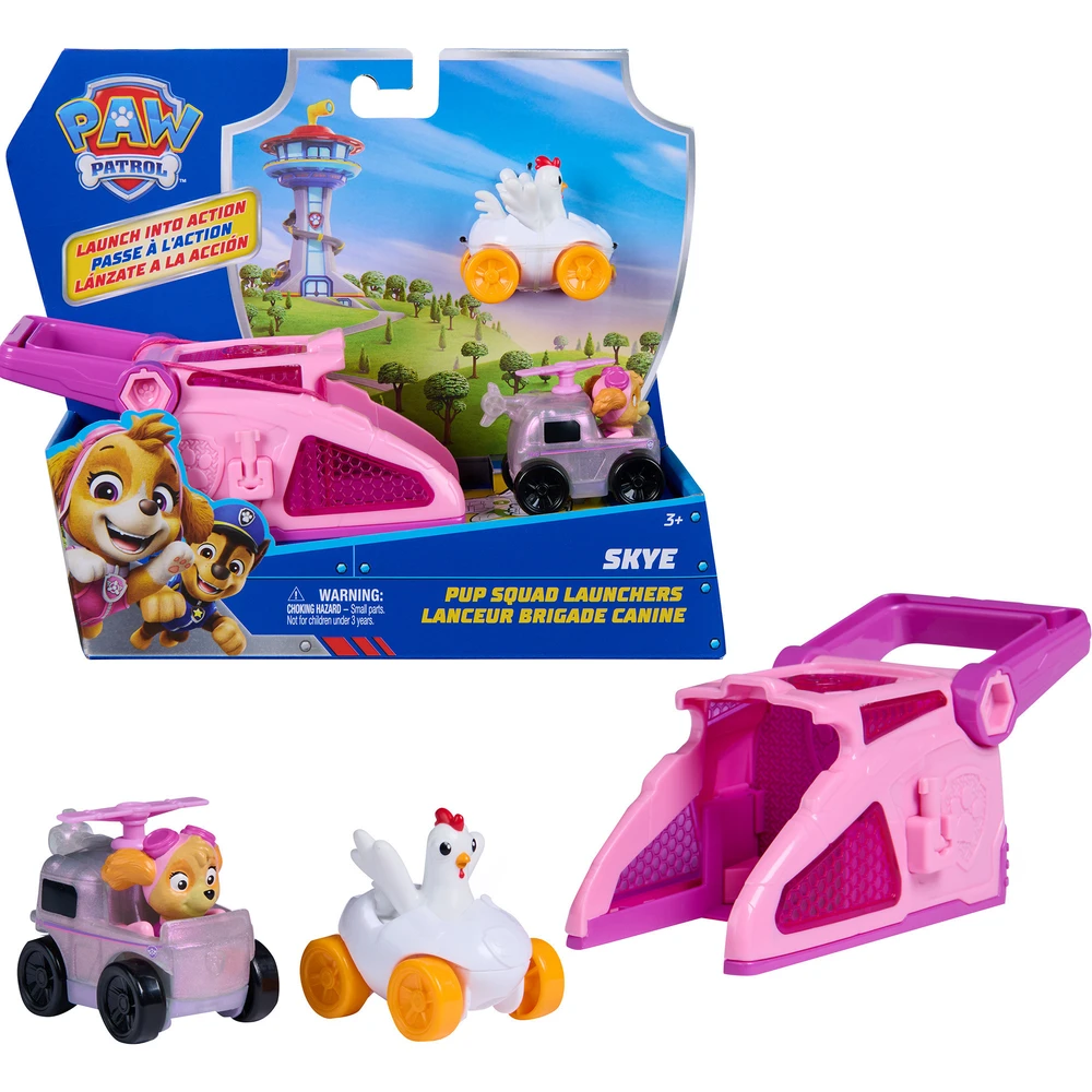 SPIN MASTER Paw patrol Pup Squad launch Skye and Henrietta járgányokkal 6074782