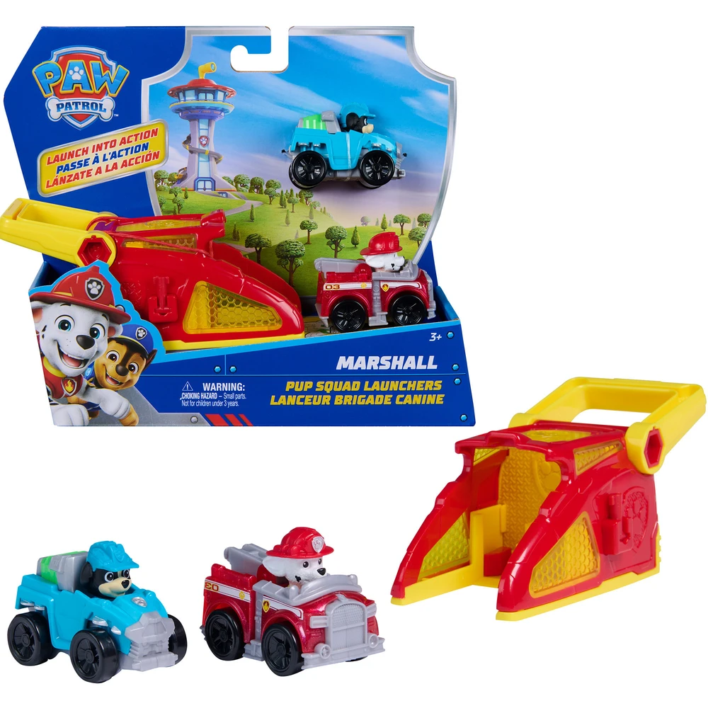 SPIN MASTER Paw patrol Pup Squad launch Marshall and Rex járgányokkal 6074784