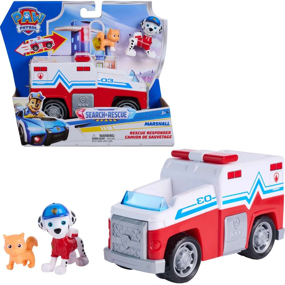 SPIN MASTER Paw patrol Marshall mentőjárműve 2 figures 6074776