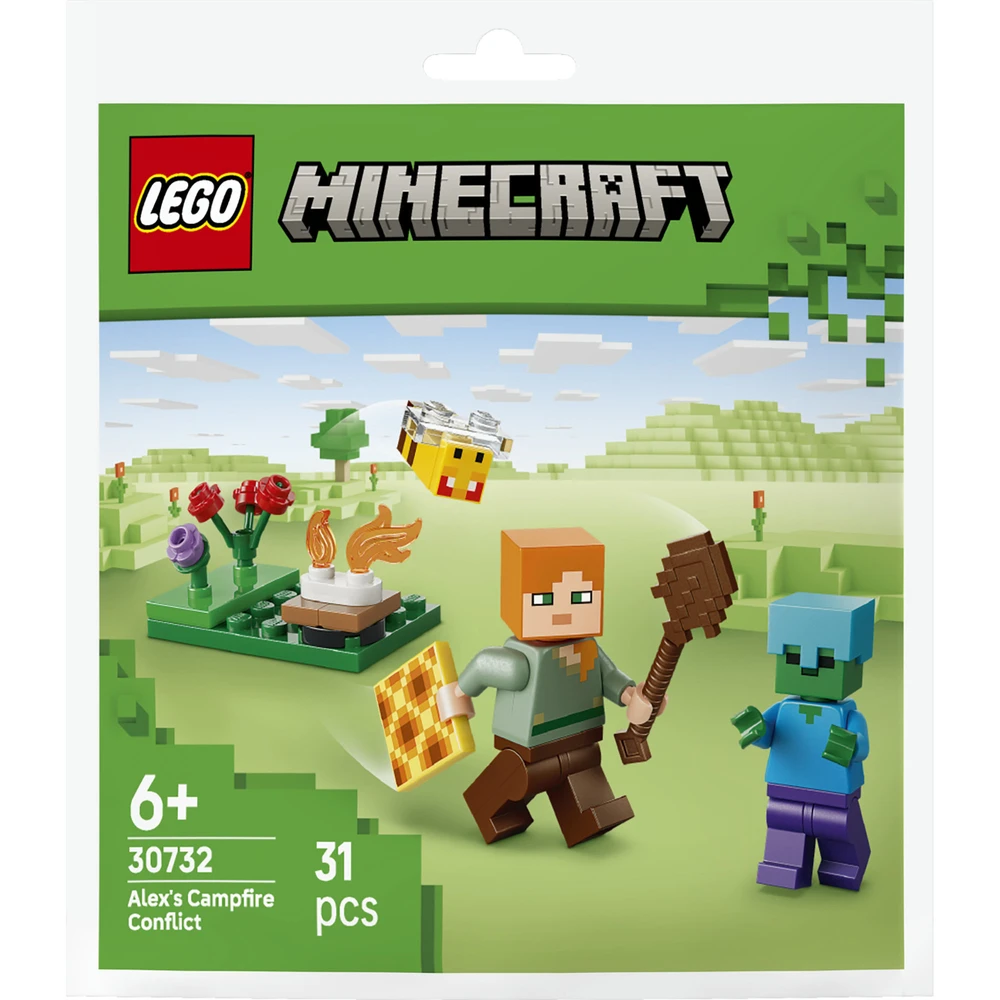 LEGO Minecraft Alex találkozása a tábortűznél 30732